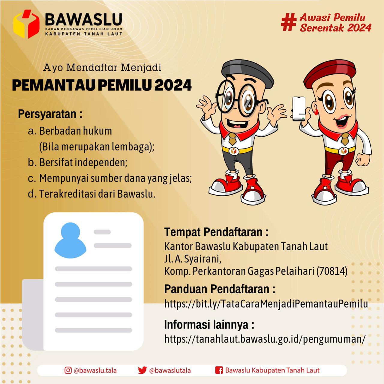Pendaftaran Pemantau Pemilu Dibuka, Ini Syarat dan Caranya